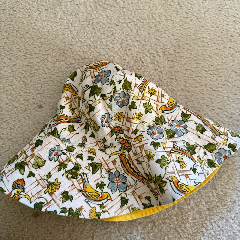 Tory Burch Floral Print Hat - NWOT